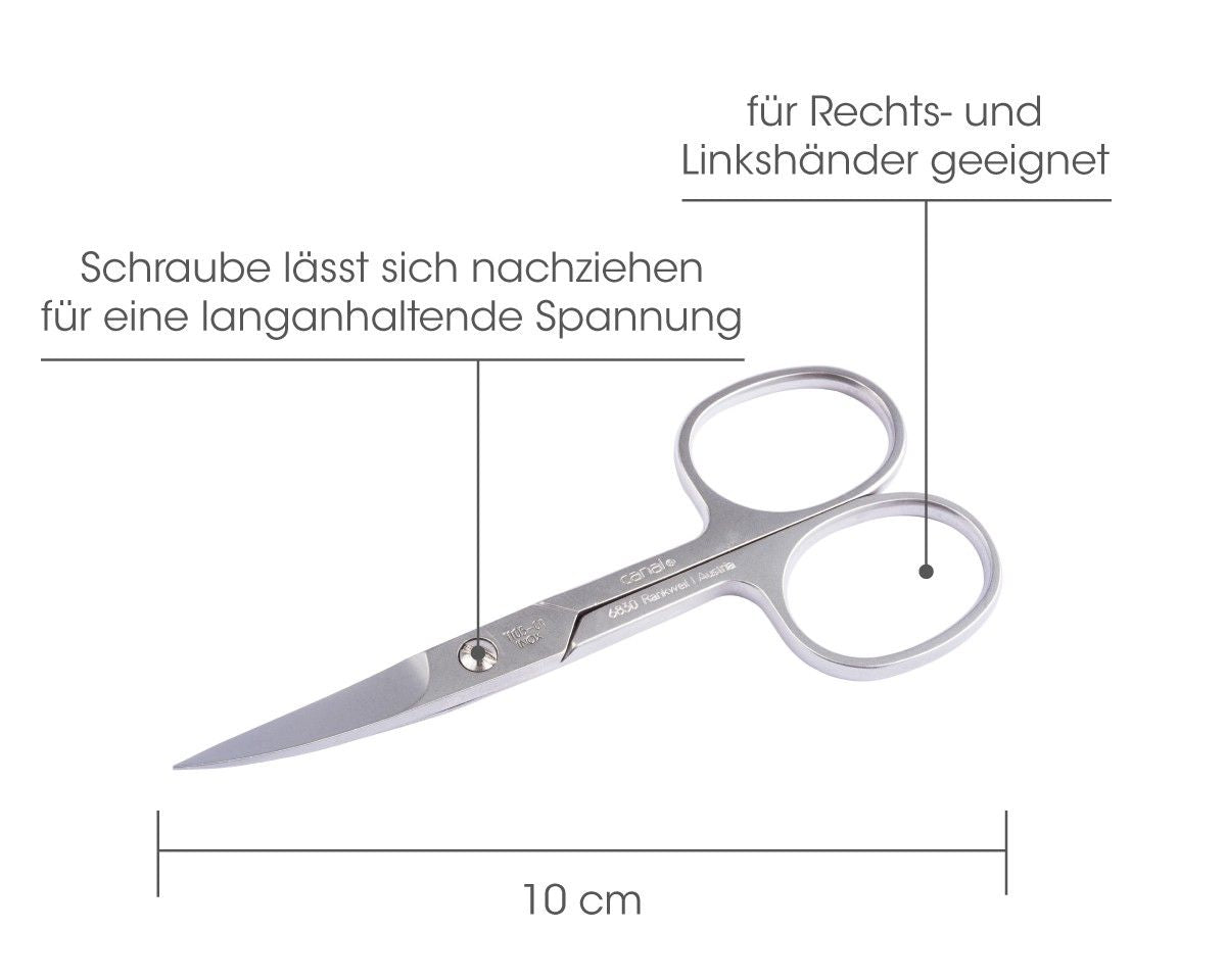 Fußnagelschere gebogen, rostfrei