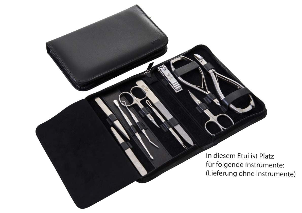 Instrumentenmappe aus Leder leer