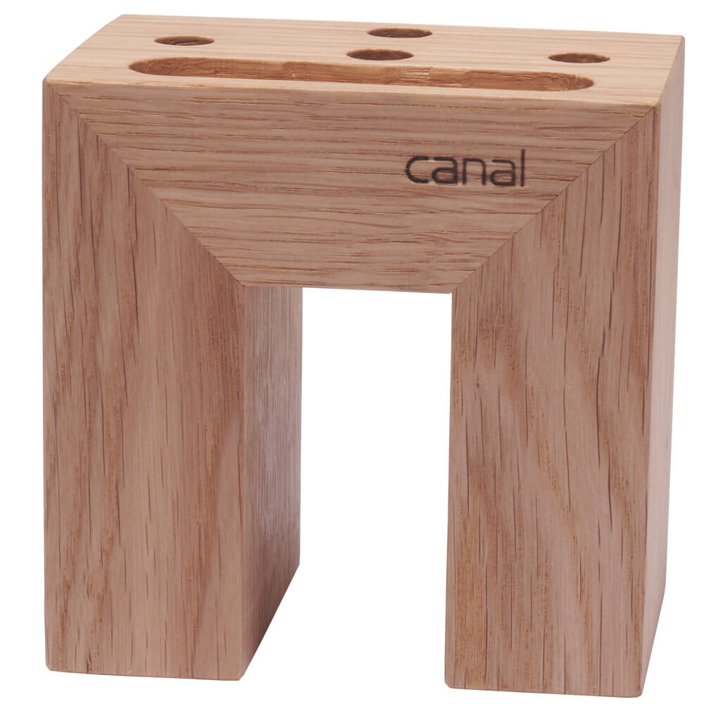 canal Instrumentehalter aus Eiche, leer