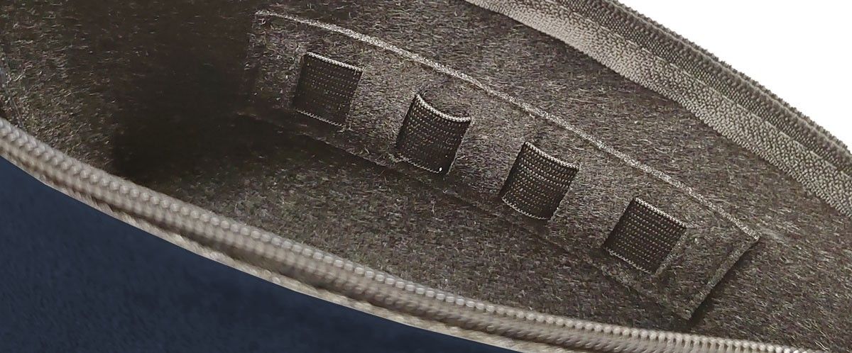 Kulturtasche aus Alcantara, 3-teilig