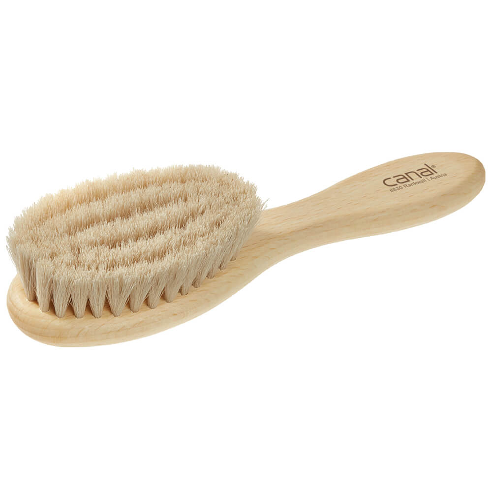 Canal Babyhaarbürste mit extra weichen Borsten aus Ziegenhaar