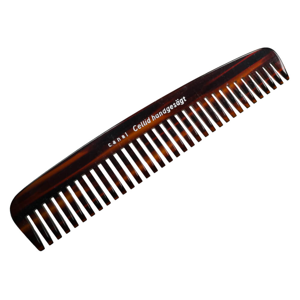 Canal Afro-Kamm aus Cellid, handgesägt und handgeschliffen, 16 cm