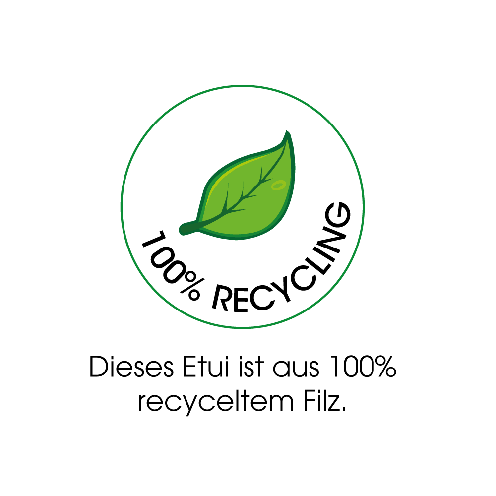 Aus 100% recycelter Filz