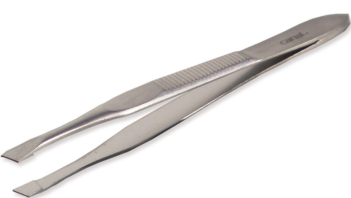 Haarpinzette schräg rostfrei Haarpinzette schräg rostfrei