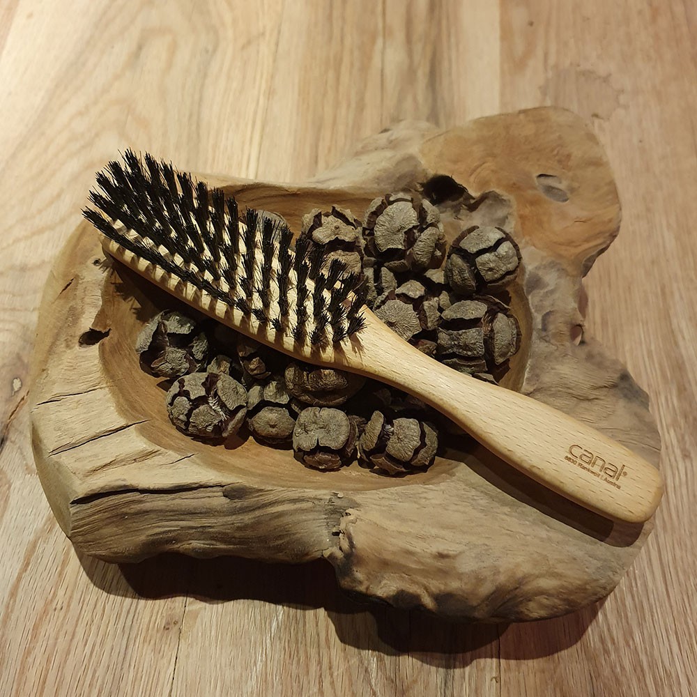 Brosse à cheveux avec poils de sanglier, petit Brosse à cheveux avec poils de sanglier, petit