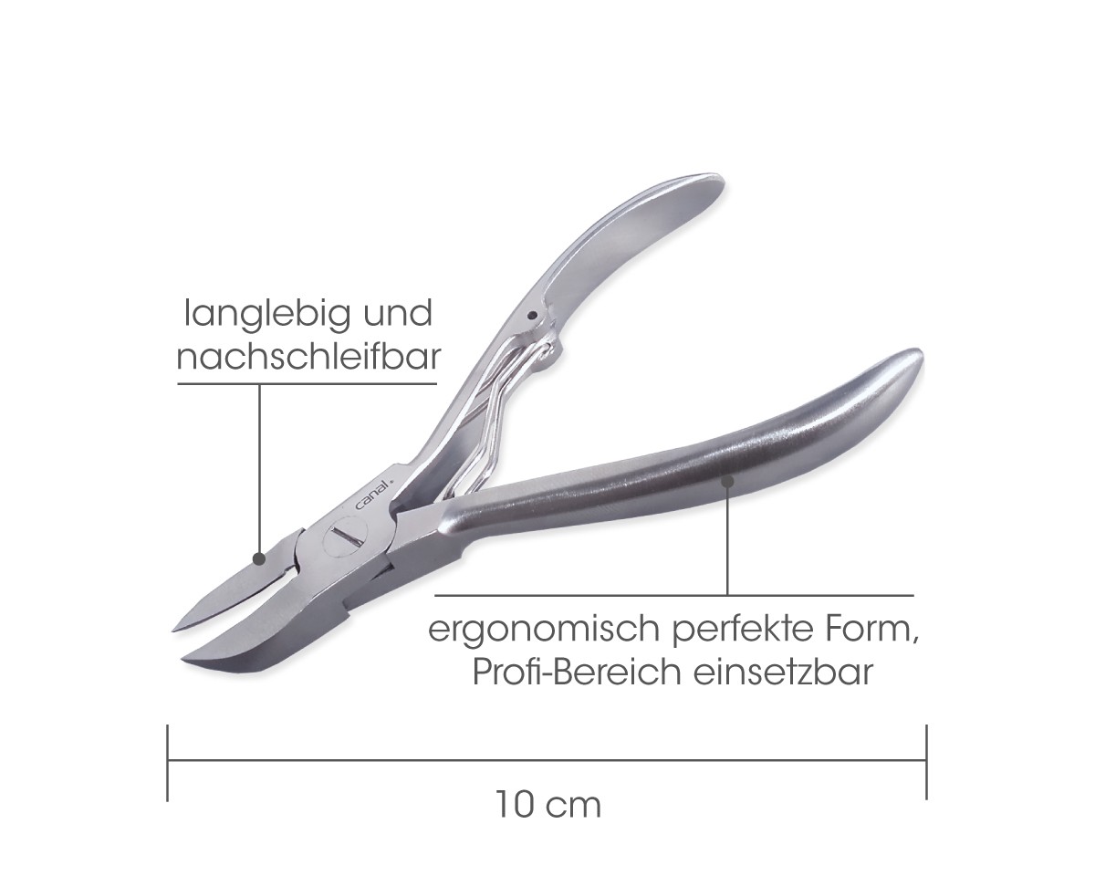 Pince à ongles inoxydable, 10 cm Pince à ongles inoxydable, 10 cm