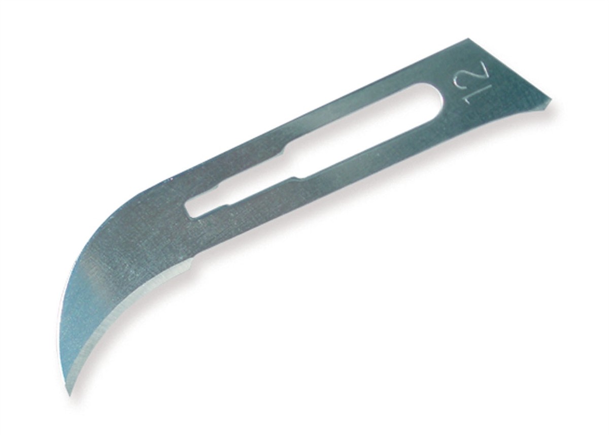 Klinge Nr. 12, für Halter "3", 10 Stück Klinge Nr. 12, für Halter "3", 10 Stück