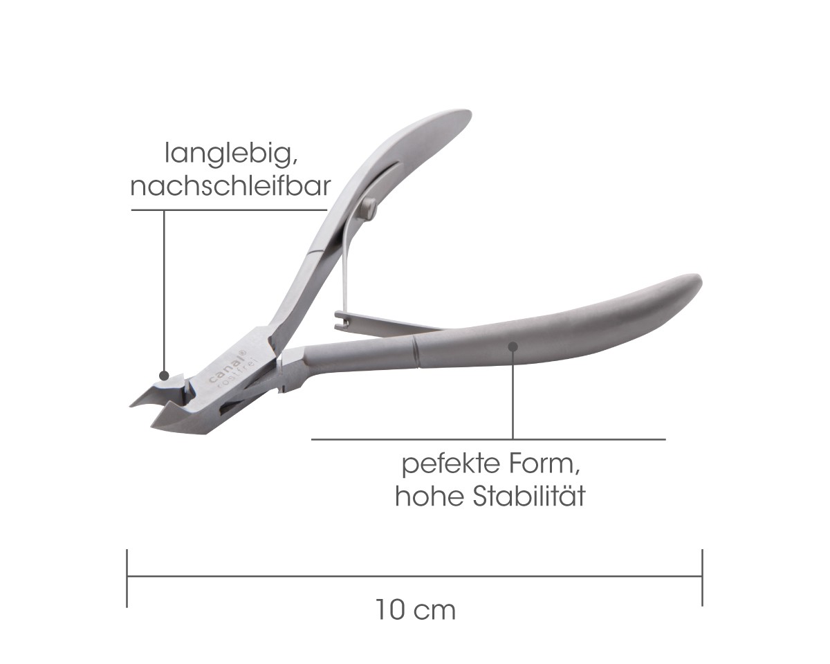 Hautzange rostfrei, 10 cm (Schneidlänge 5 mm) Hautzange rostfrei, 10 cm (Schneidlänge 5 mm)