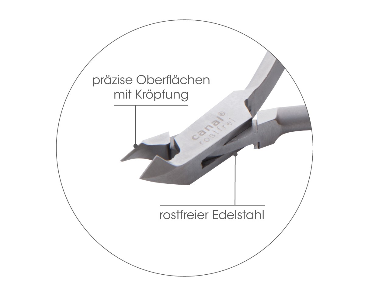 Hautzange rostfrei, 10 cm (Schneidlänge 5 mm) Hautzange rostfrei, 10 cm (Schneidlänge 5 mm)