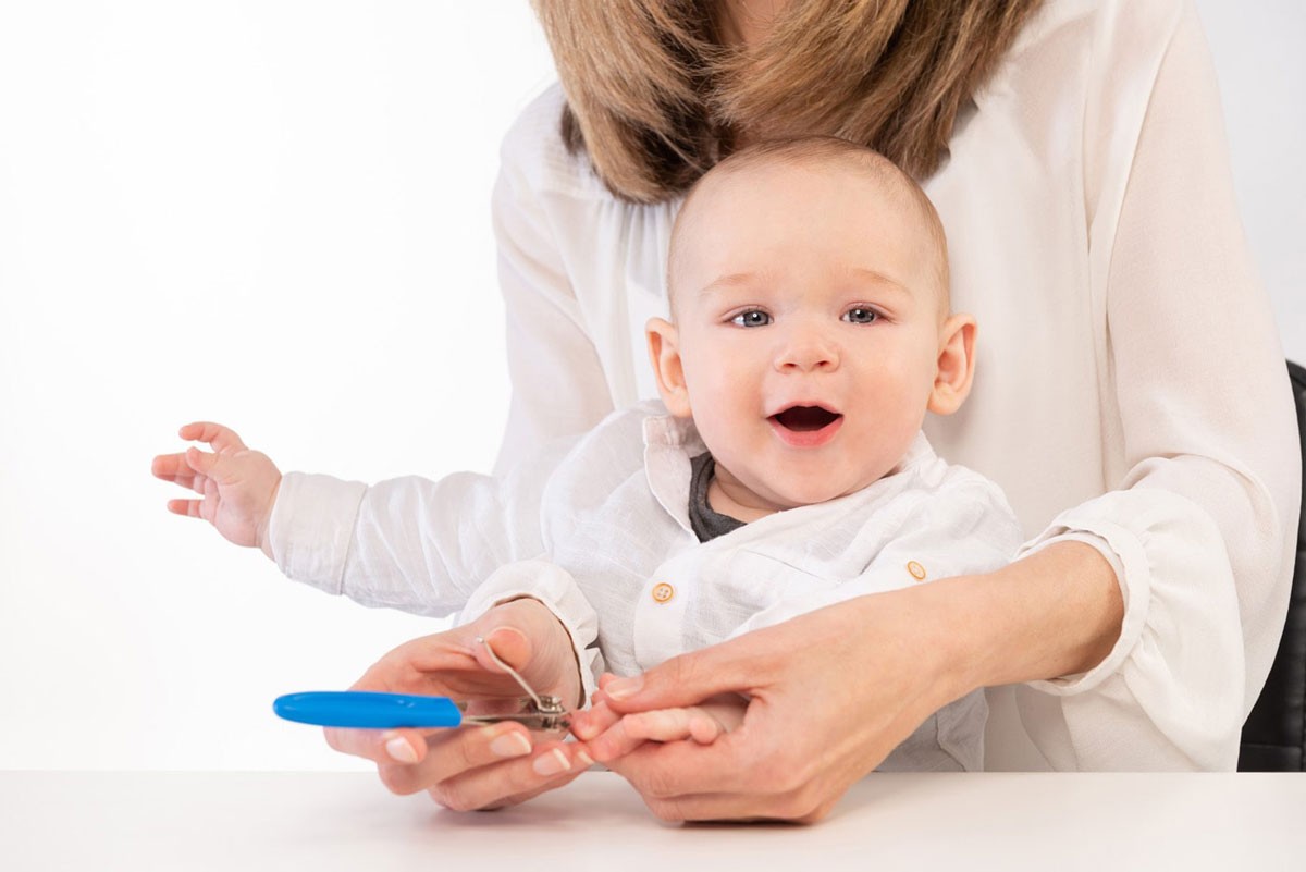 Babynagelknipser mit Griff Babynagelknipser mit Griff