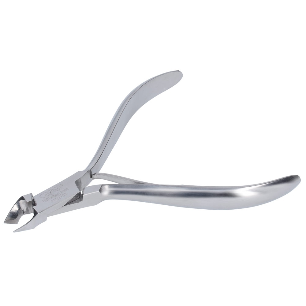 Tronchese pelle nichelato, 10 cm, lunghezza di tag Tronchese pelle nichelato, 10 cm, lunghezza di tag