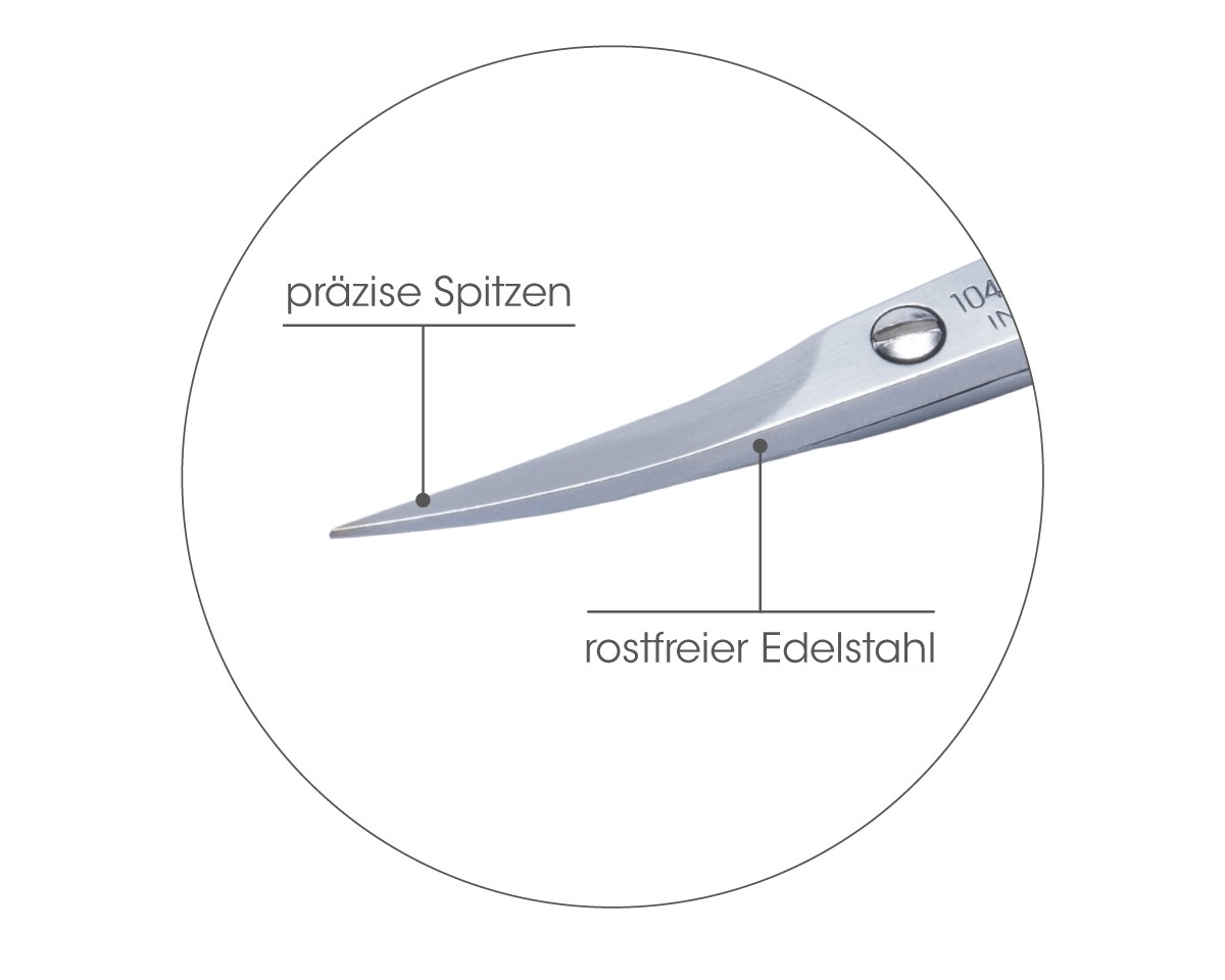 Ciseaux à ongles et cuticules, inoxydables Ciseaux à ongles et cuticules, inoxydables