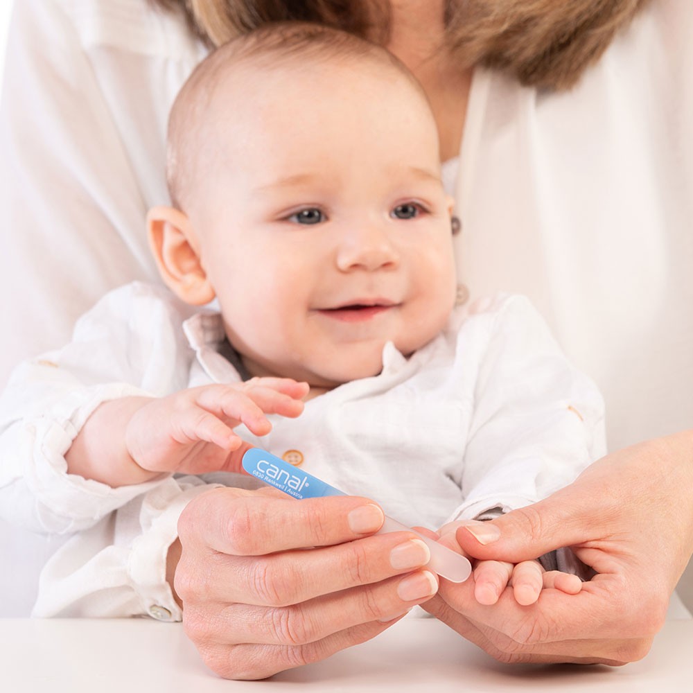 baby glass nail file blue, 9 cm baby glass nail file blue, 9 cm