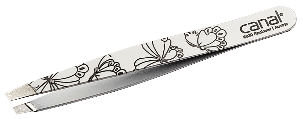 Haarpinzette schräg "Aurora" Schmetterlinge Haarpinzette schräg "Aurora" Schmetterlinge