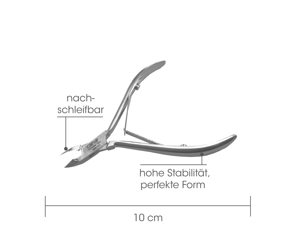 Hautzange rostfrei, 10 cm (Schneidlänge 7 mm) Hautzange rostfrei, 10 cm (Schneidlänge 7 mm)