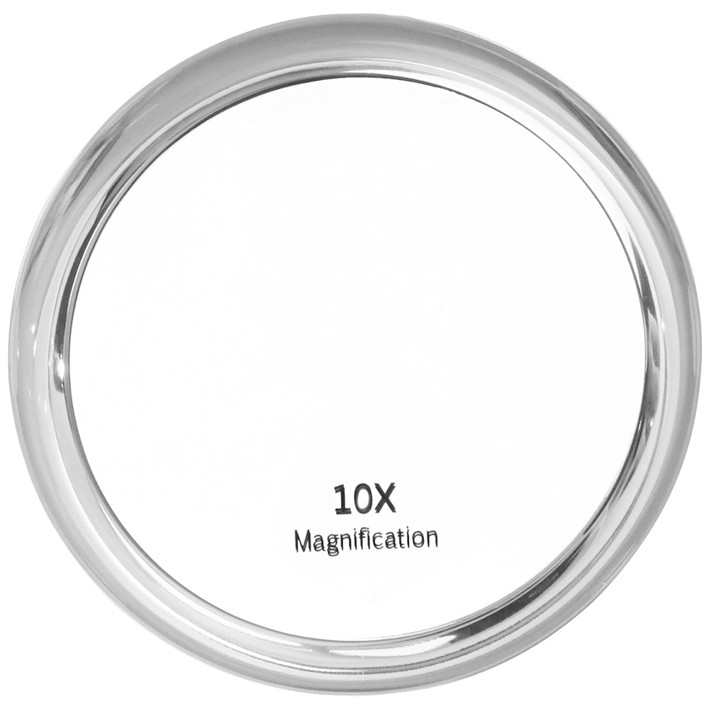 Spiegel 10-fach Vergrößerung, Ø 10 cm Spiegel 10-fach Vergrößerung, Ø 10 cm