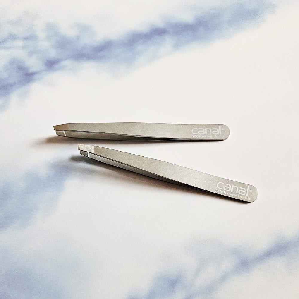 Haarpinzette schräg rostfrei Haarpinzette schräg rostfrei