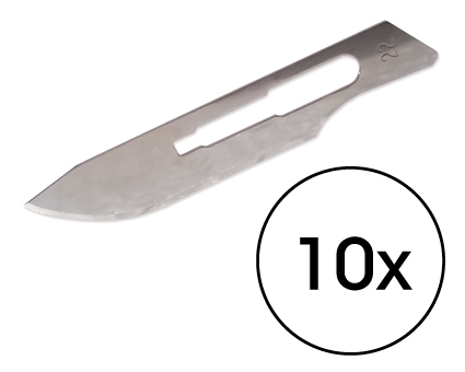 Klinge Nr. 22, für Halter "4", 10 Stück Klinge Nr. 22, für Halter "4", 10 Stück