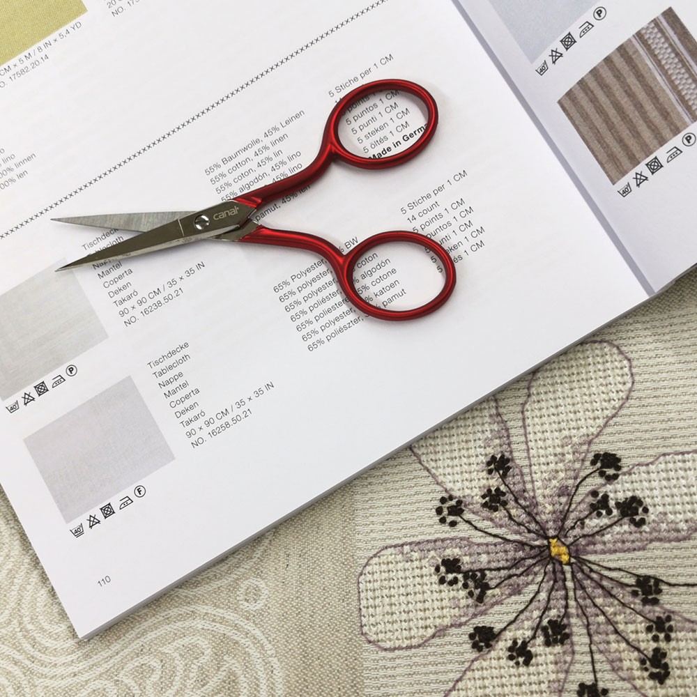 Stickschere mit Soft-Touch Griff Stickschere mit Soft-Touch Griff