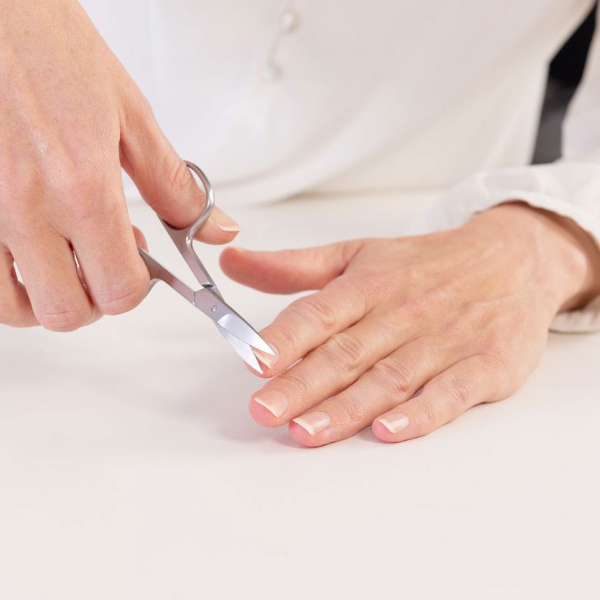 Forbici unghie lama curva INOX, 9 cm Forbici unghie lama curva INOX, 9 cm