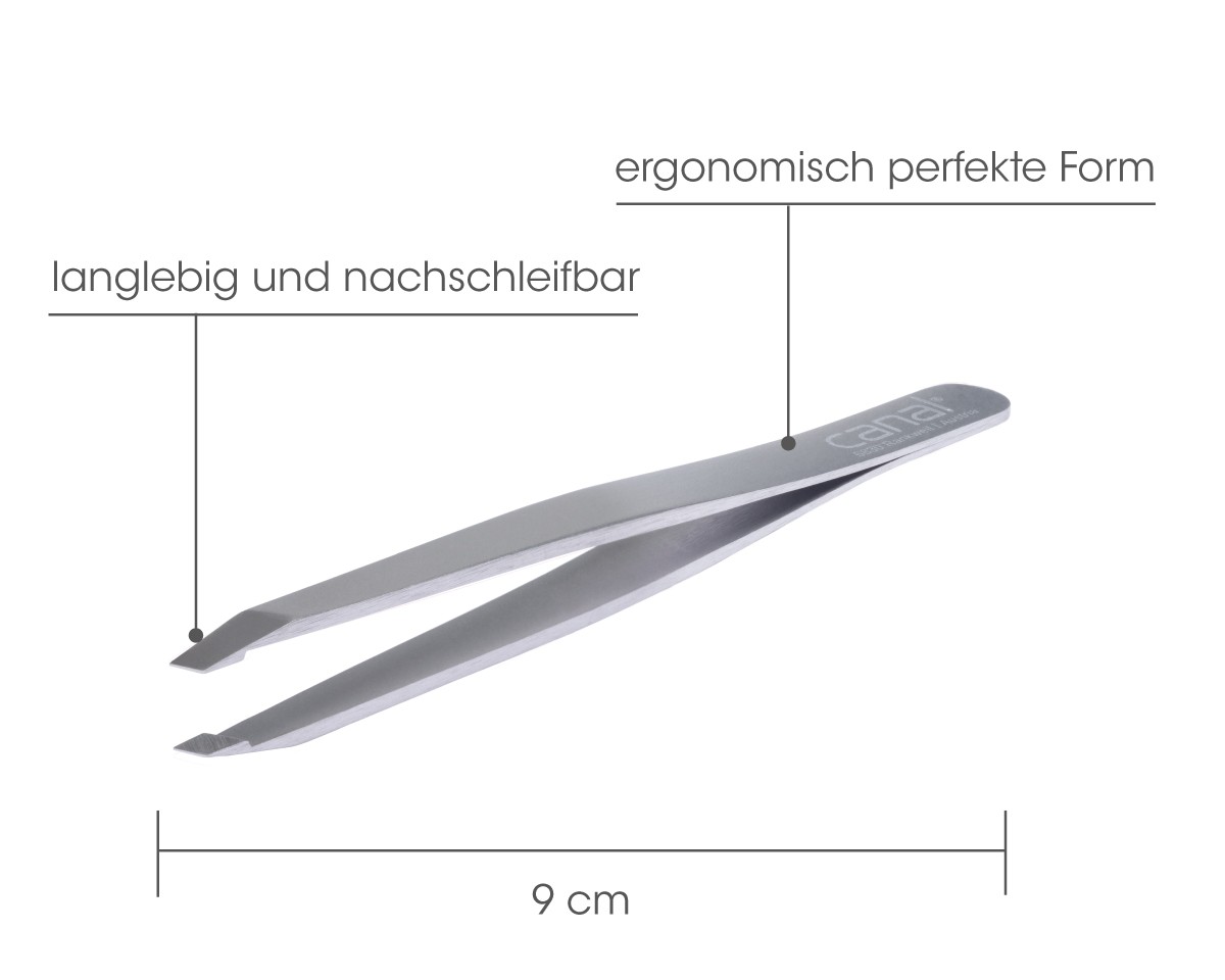 Haarpinzette schräg rostfrei Haarpinzette schräg rostfrei