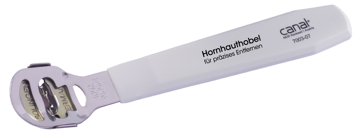 Hornhauthobel mit Kunststoffgriff Hornhauthobel mit Kunststoffgriff