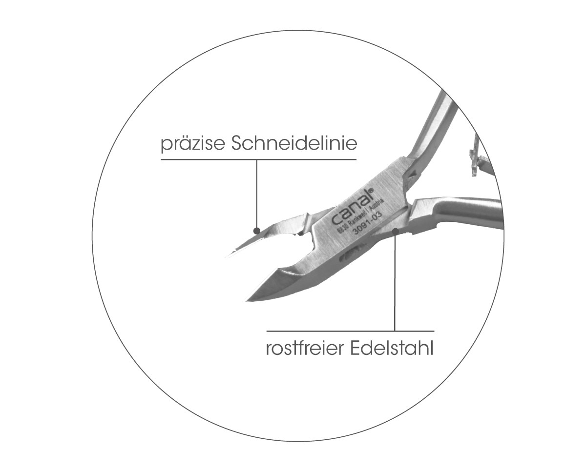 Hautzange rostfrei, 10 cm (Schneidlänge 7 mm) Hautzange rostfrei, 10 cm (Schneidlänge 7 mm)