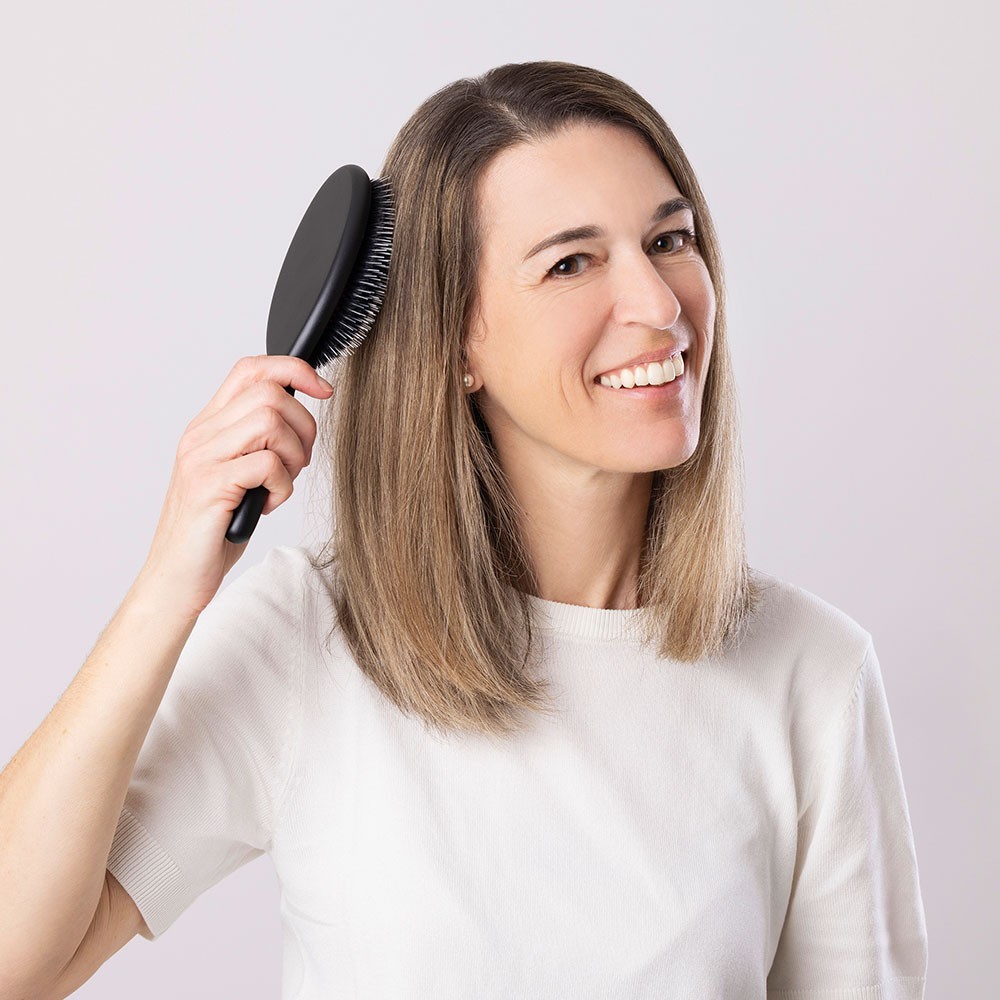 Haarbürste Deluxe mit Wildschweinborsten Haarbürste Deluxe mit Wildschweinborsten