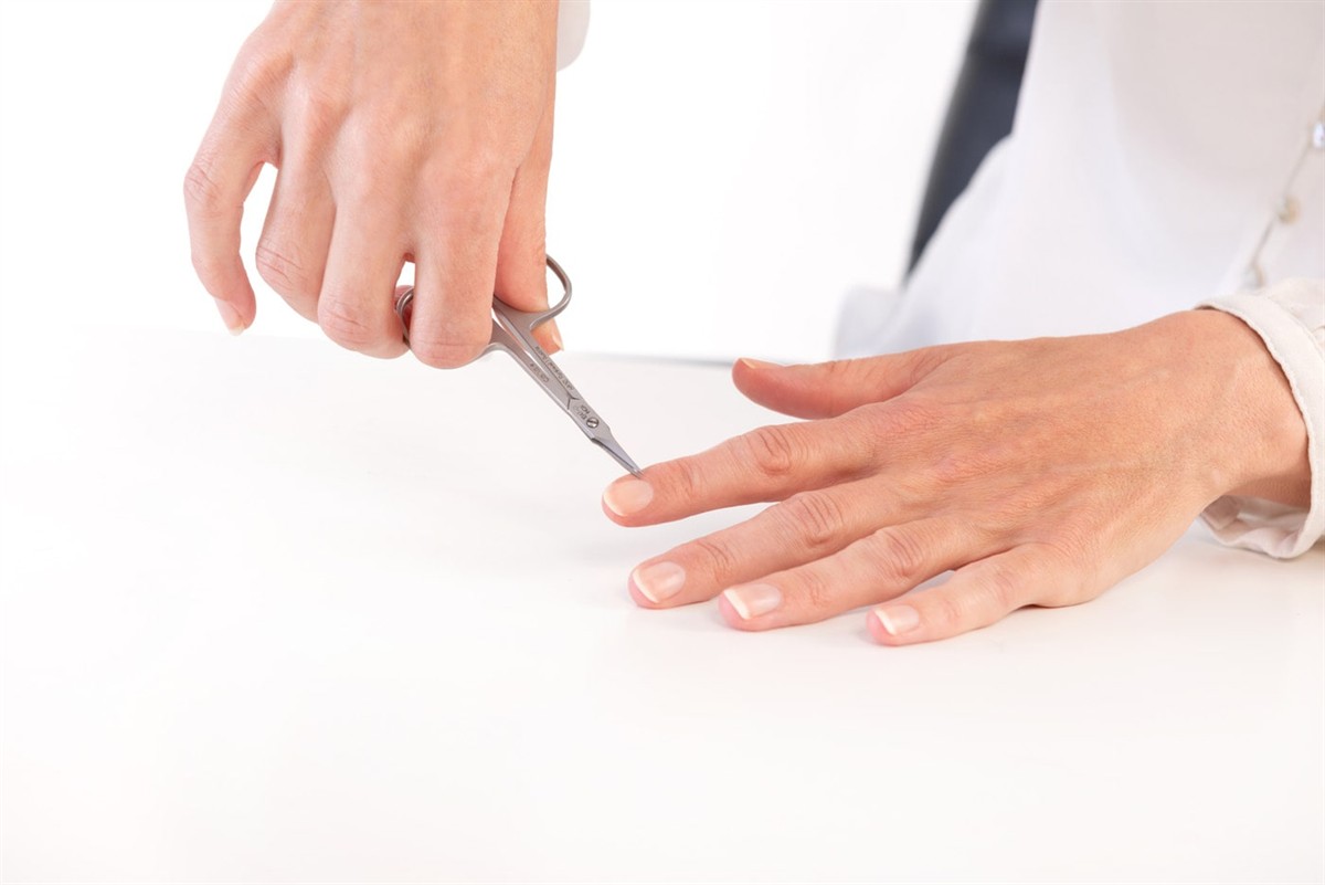 Hautschere gebogen rostfrei Hautschere gebogen rostfrei