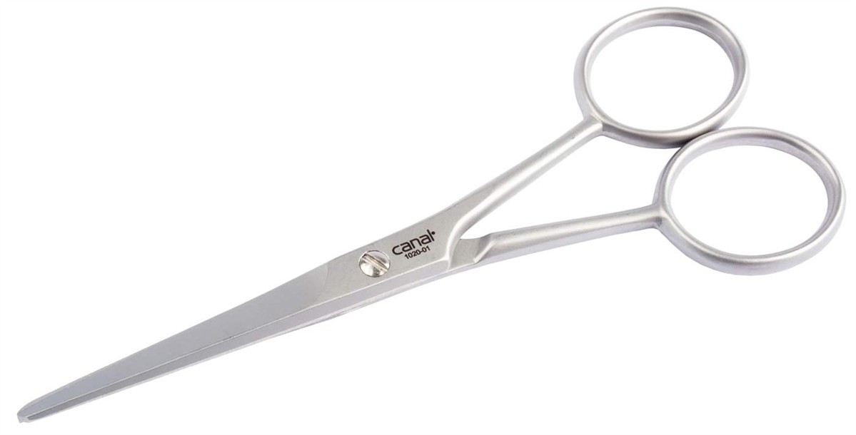 Bart- und Haarschere rostfrei, 12 cm Bart- und Haarschere rostfrei, 12 cm