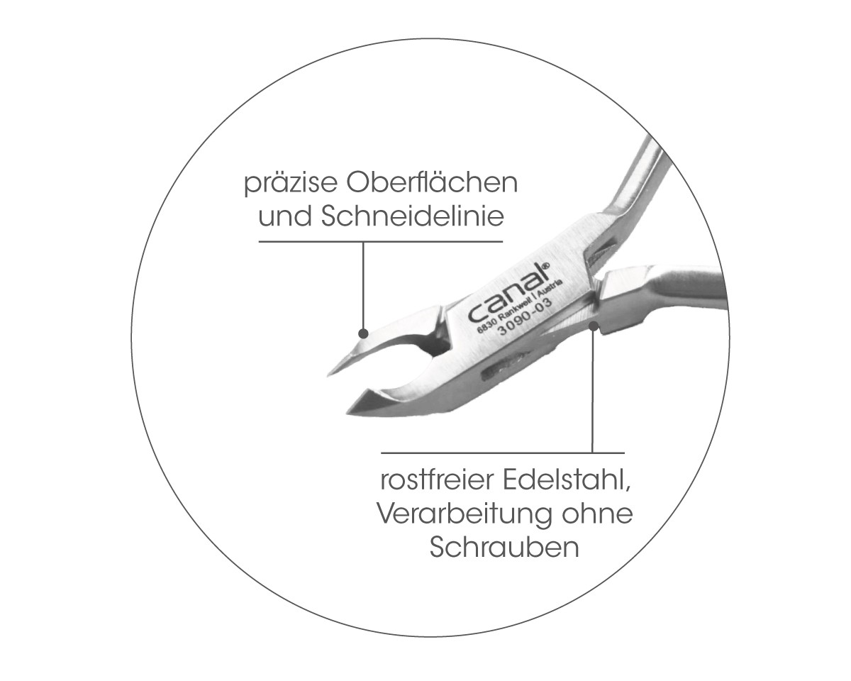 Tronchese pelle INOX, 10 cm (taglio 3 mm) Tronchese pelle INOX, 10 cm (taglio 3 mm)