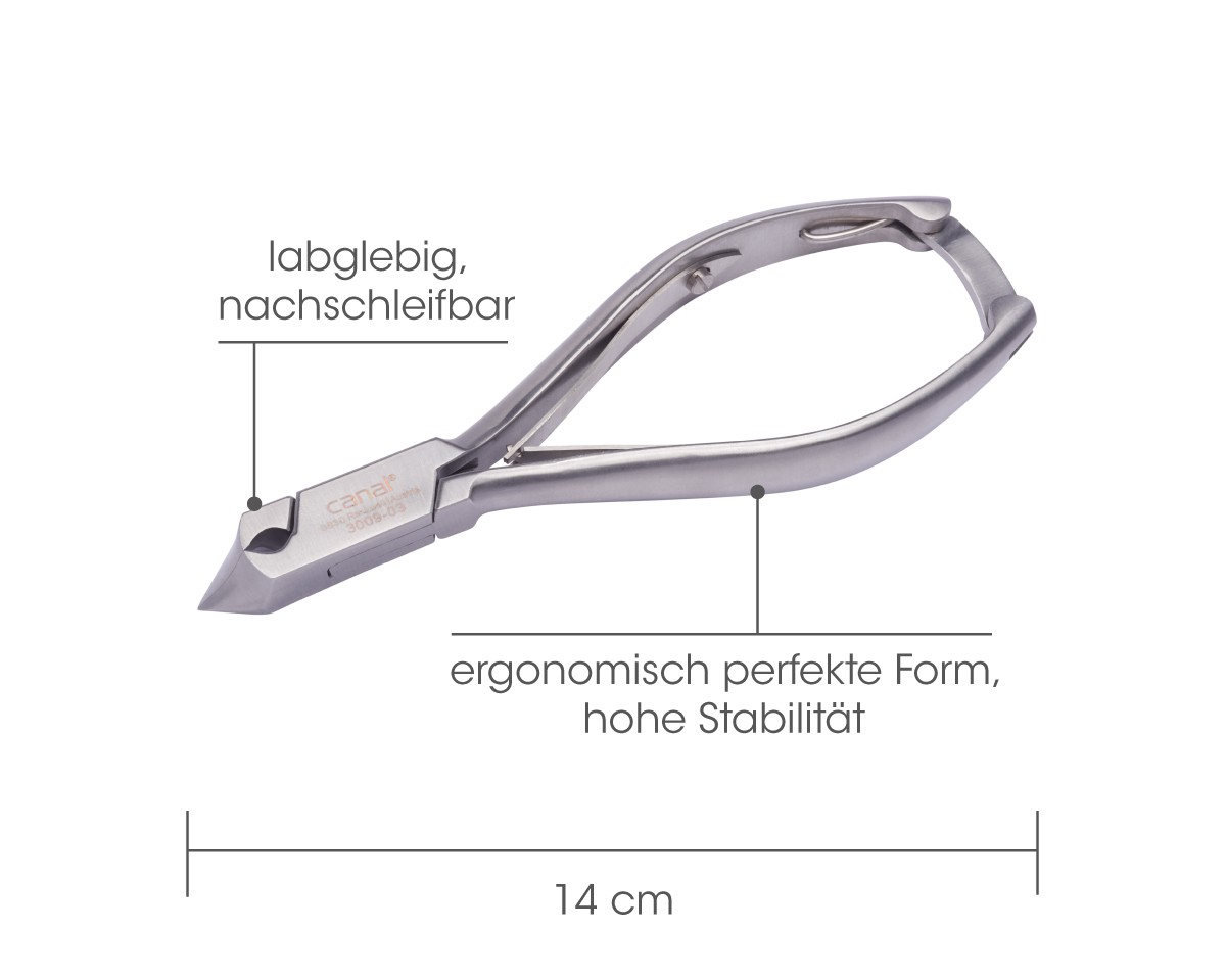 Kopfschneider mit einer Spitze rostfrei, 14 cm Kopfschneider mit einer Spitze rostfrei, 14 cm