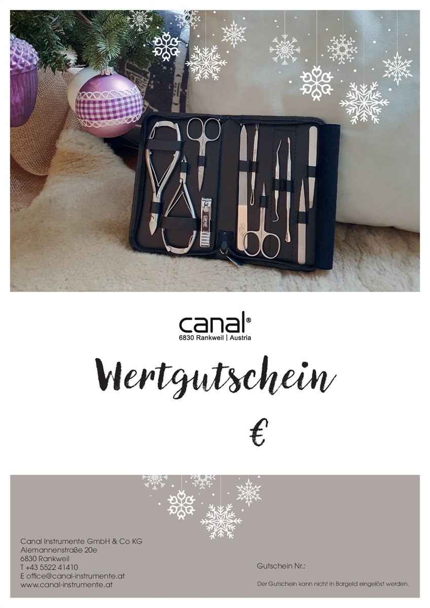 Canal Wertgutschein "Weihnachten" Canal Wertgutschein "Weihnachten"