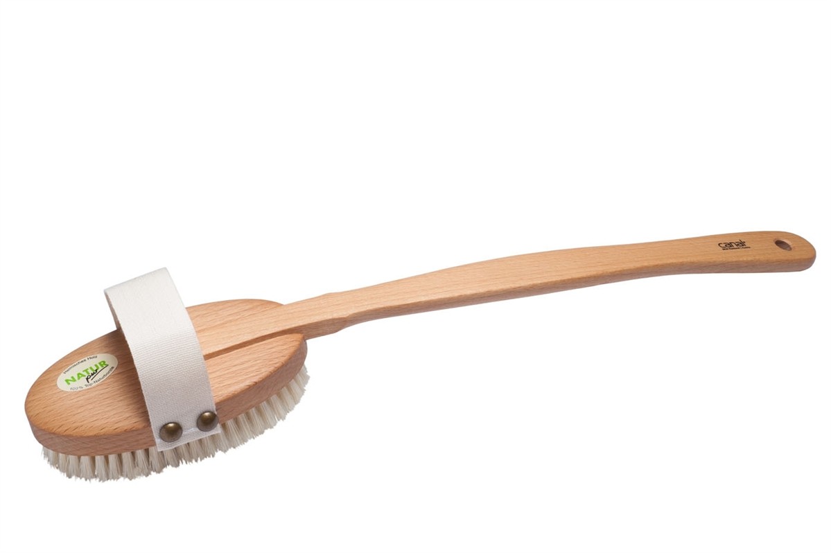 Brosse de bain avec manche amovible Brosse de bain avec manche amovible