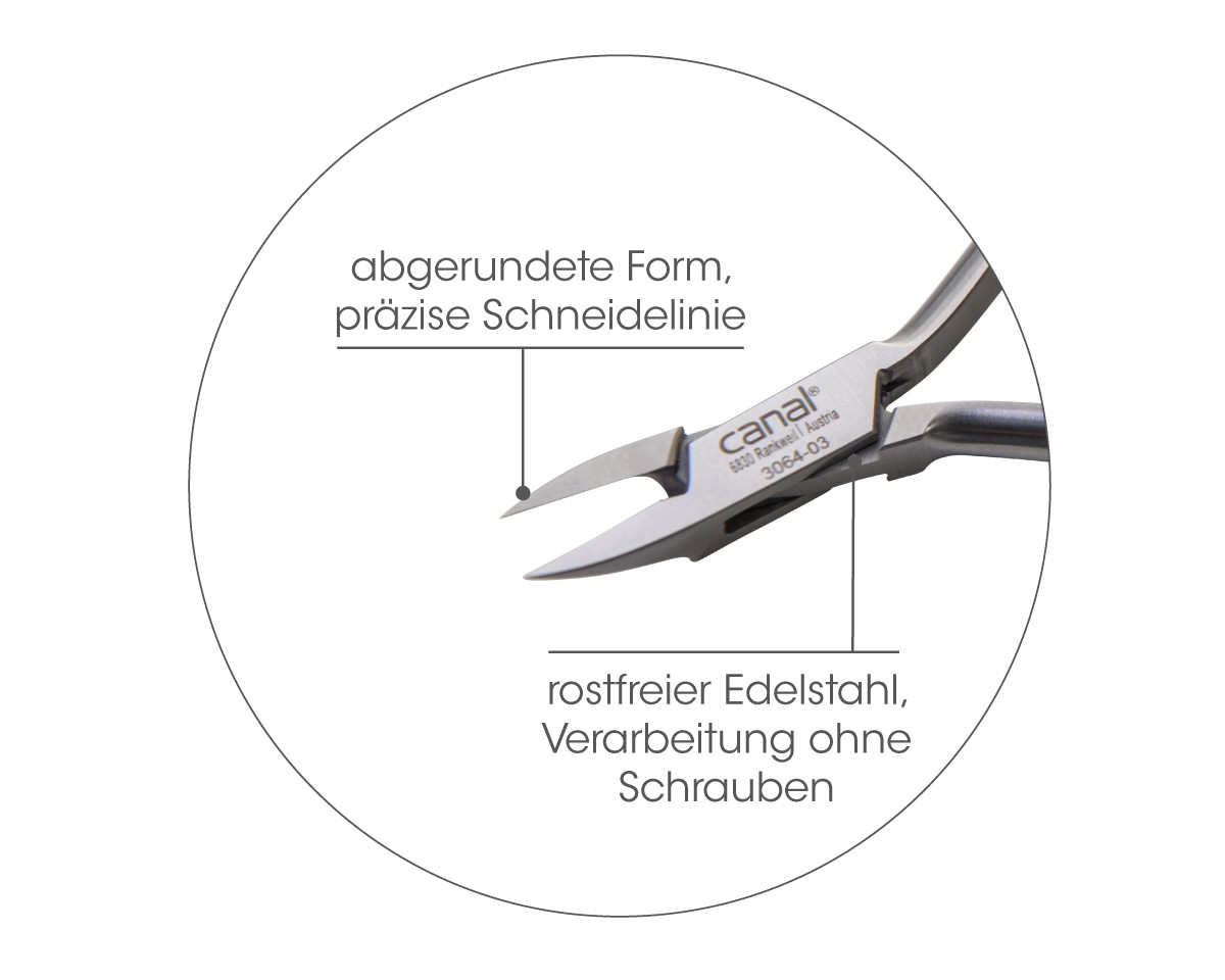 Tronchese per unghie con punta extra piatta INOX Tronchese per unghie con punta extra piatta INOX