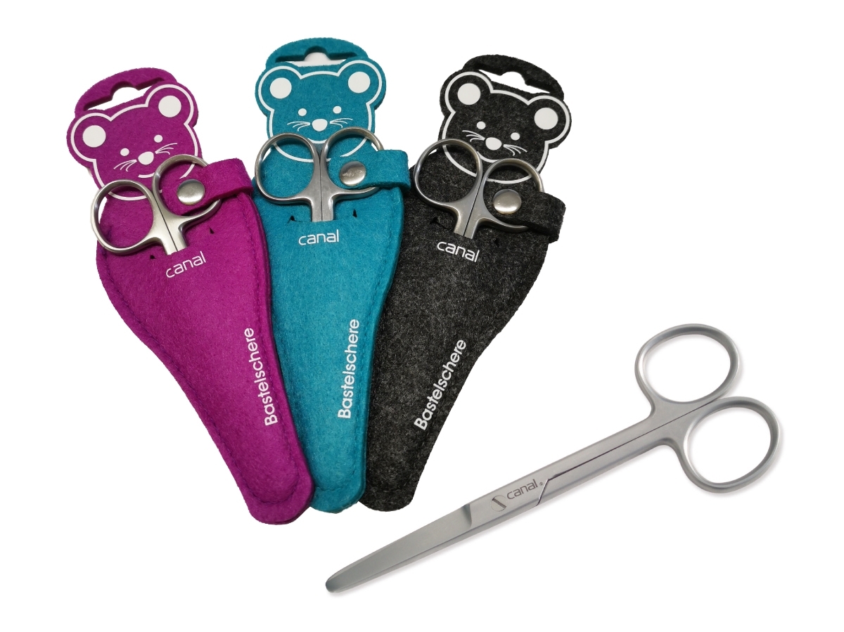 Bastelschere für Kinder rostfrei, 12 cm Bastelschere für Kinder rostfrei, 12 cm