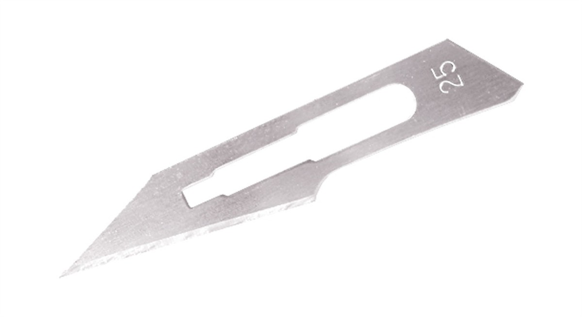 Klinge Nr. 25, für Halter "4", 10 Stück