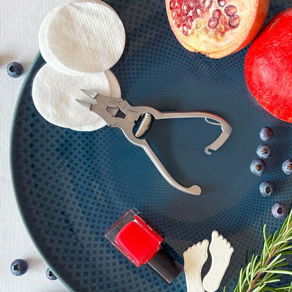 Pince pédicure à double articulation inoxydable, 1