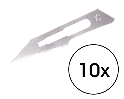 Klinge Nr. 25, für Halter "4", 10 Stück Klinge Nr. 25, für Halter "4", 10 Stück