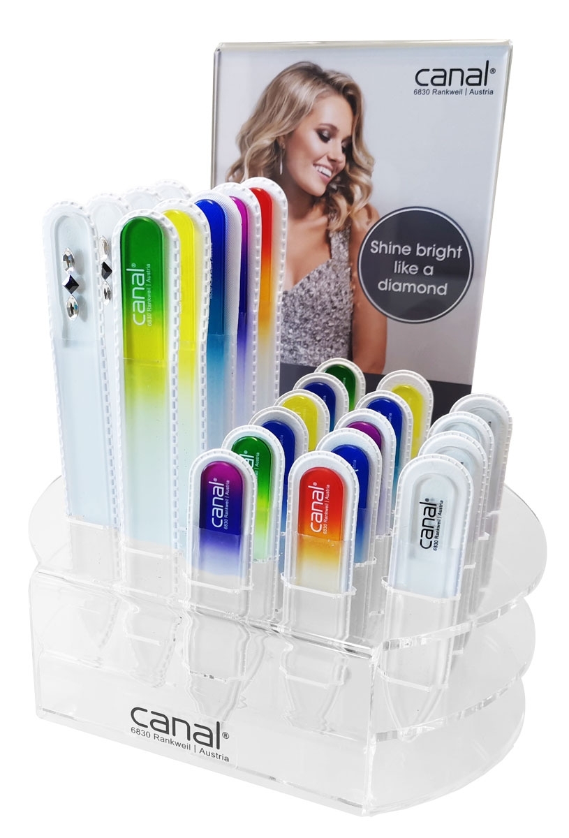 Présentoir rond en acrylique 24 pièces Présentoir rond en acrylique 24 pièces