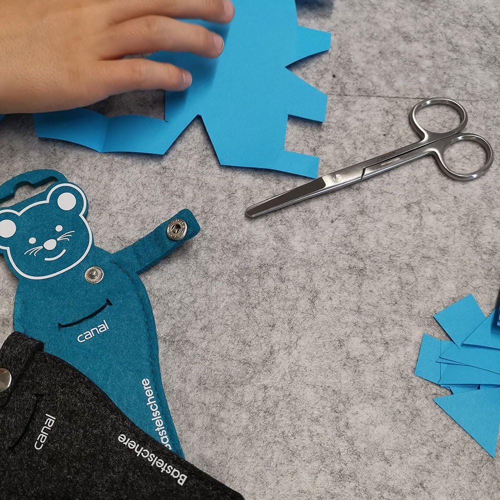 Bastelschere für Kinder rostfrei, 12 cm Bastelschere für Kinder rostfrei, 12 cm