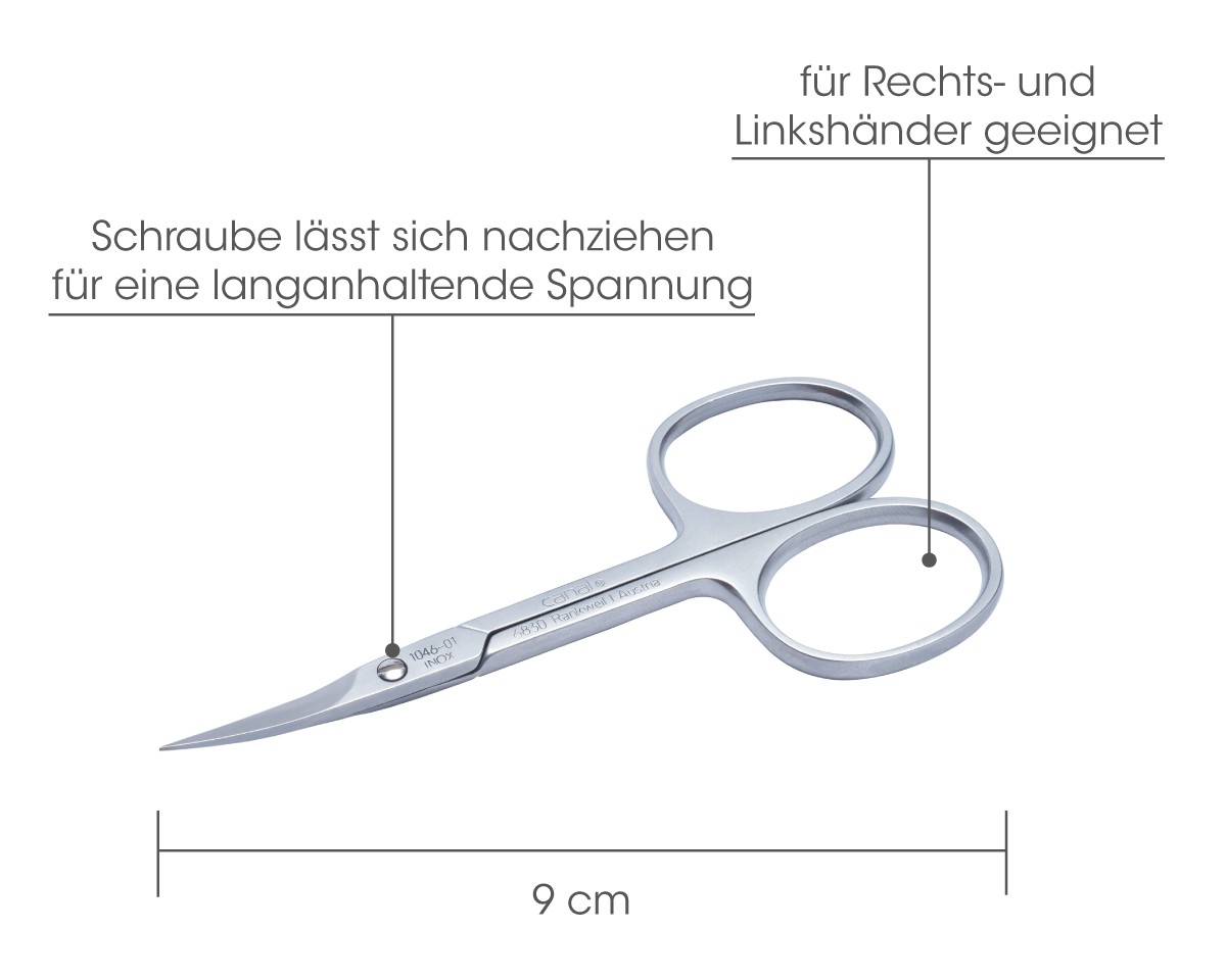 Ciseaux à ongles et cuticules, inoxydables Ciseaux à ongles et cuticules, inoxydables