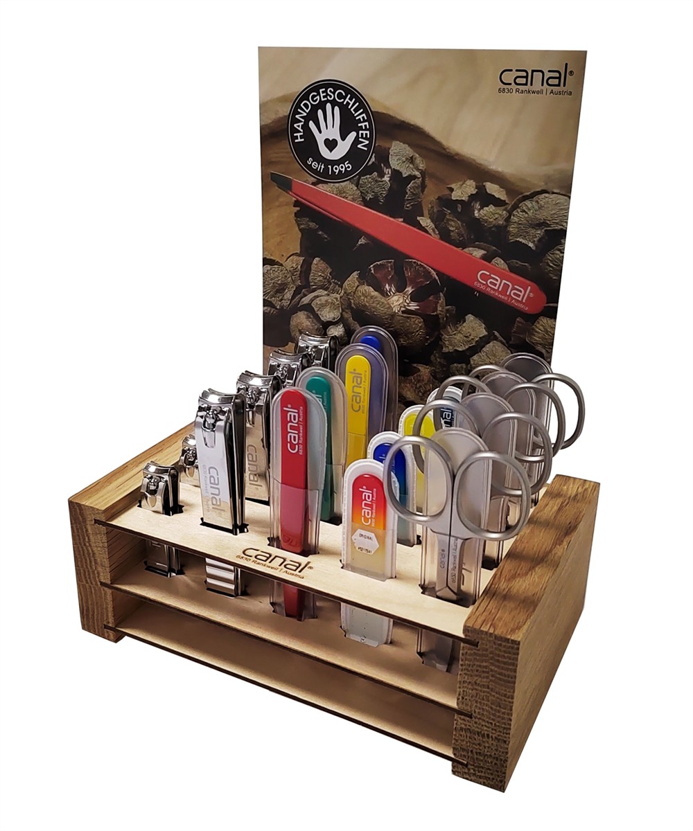 Wooden display 20-piece equipped Wooden display 20-piece equipped