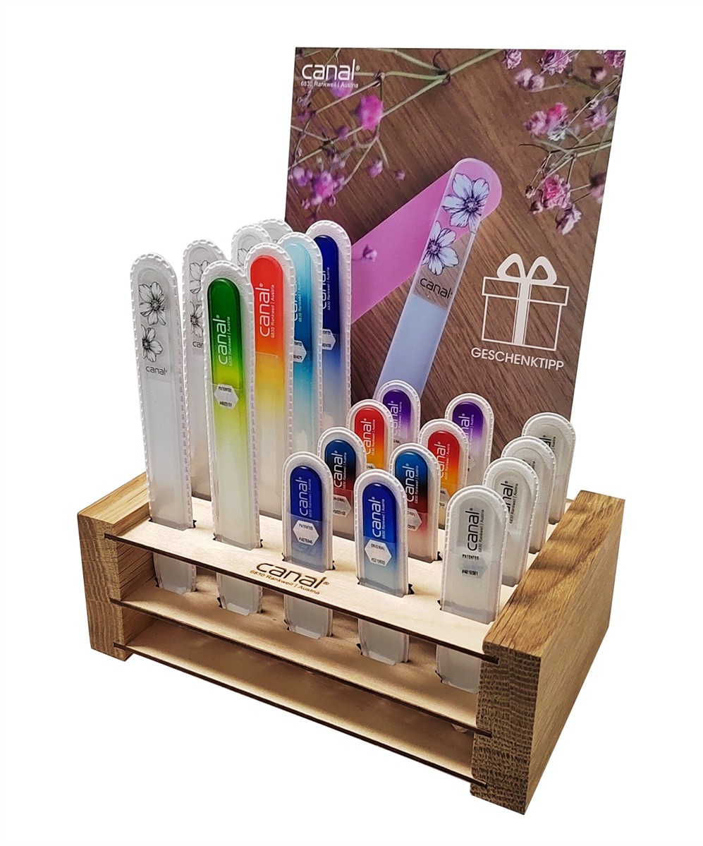 Wooden display 20-piece equipped Wooden display 20-piece equipped