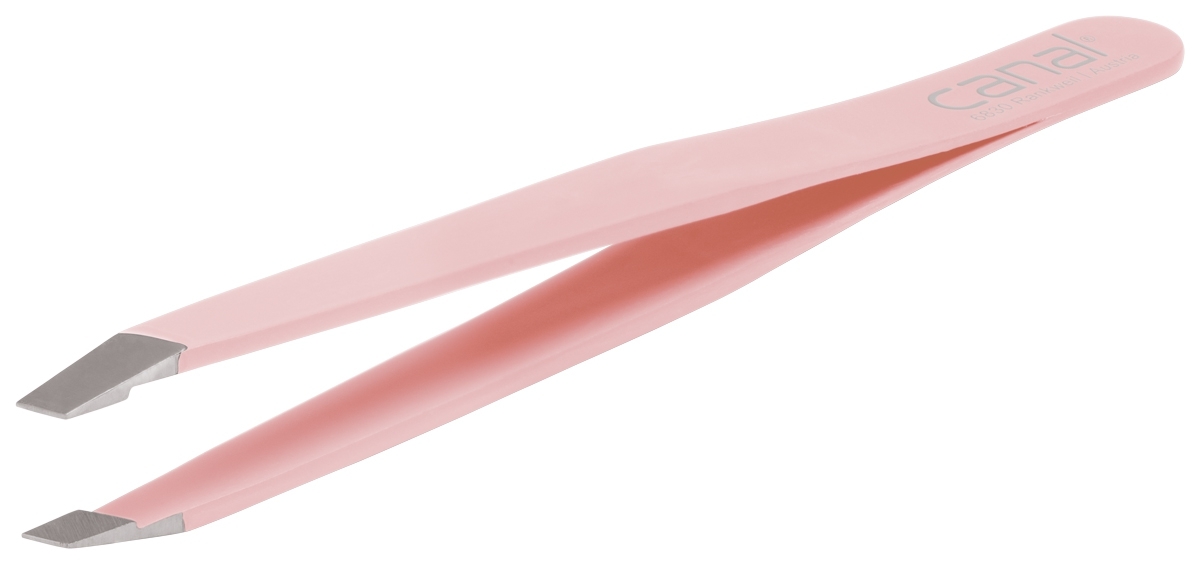 Pince à épiler oblique inoxydable Pince à épiler oblique inoxydable