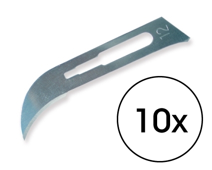Klinge Nr. 12, für Halter "3", 10 Stück Klinge Nr. 12, für Halter "3", 10 Stück