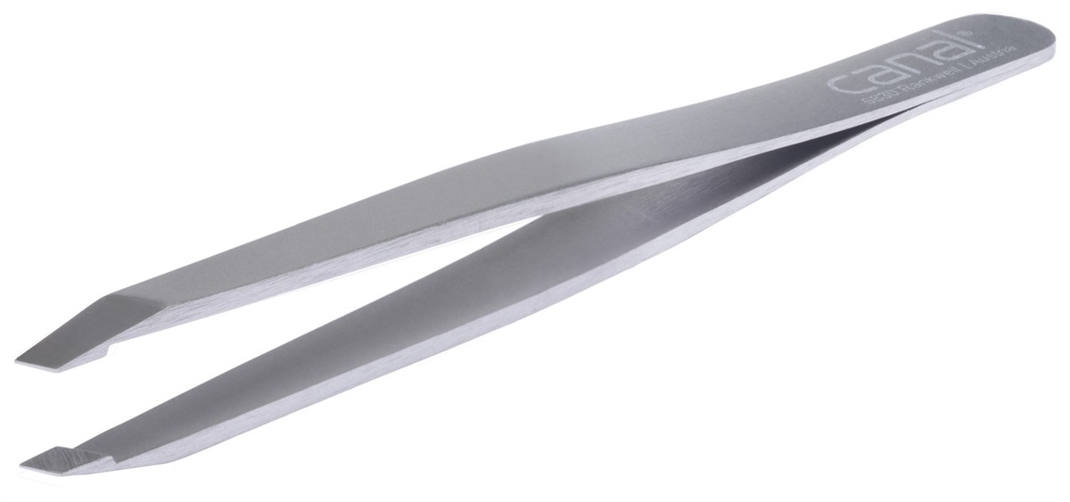 Slanted Tweezers Stainless