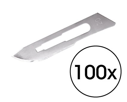 Klingen Nr. 20, 100 Stück