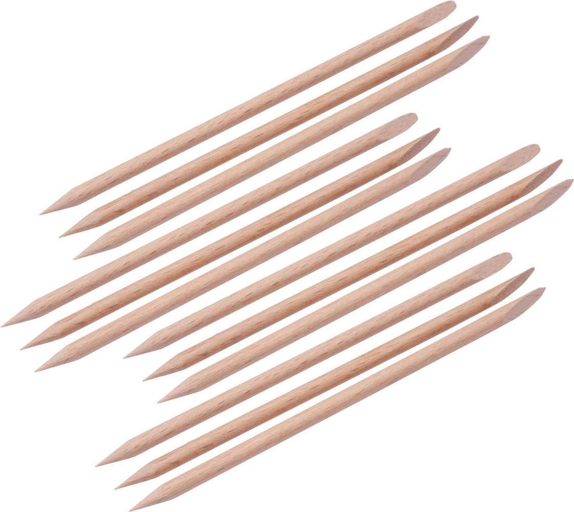 wooden manicure sticks, 12 pcs wooden manicure sticks, 12 pcs