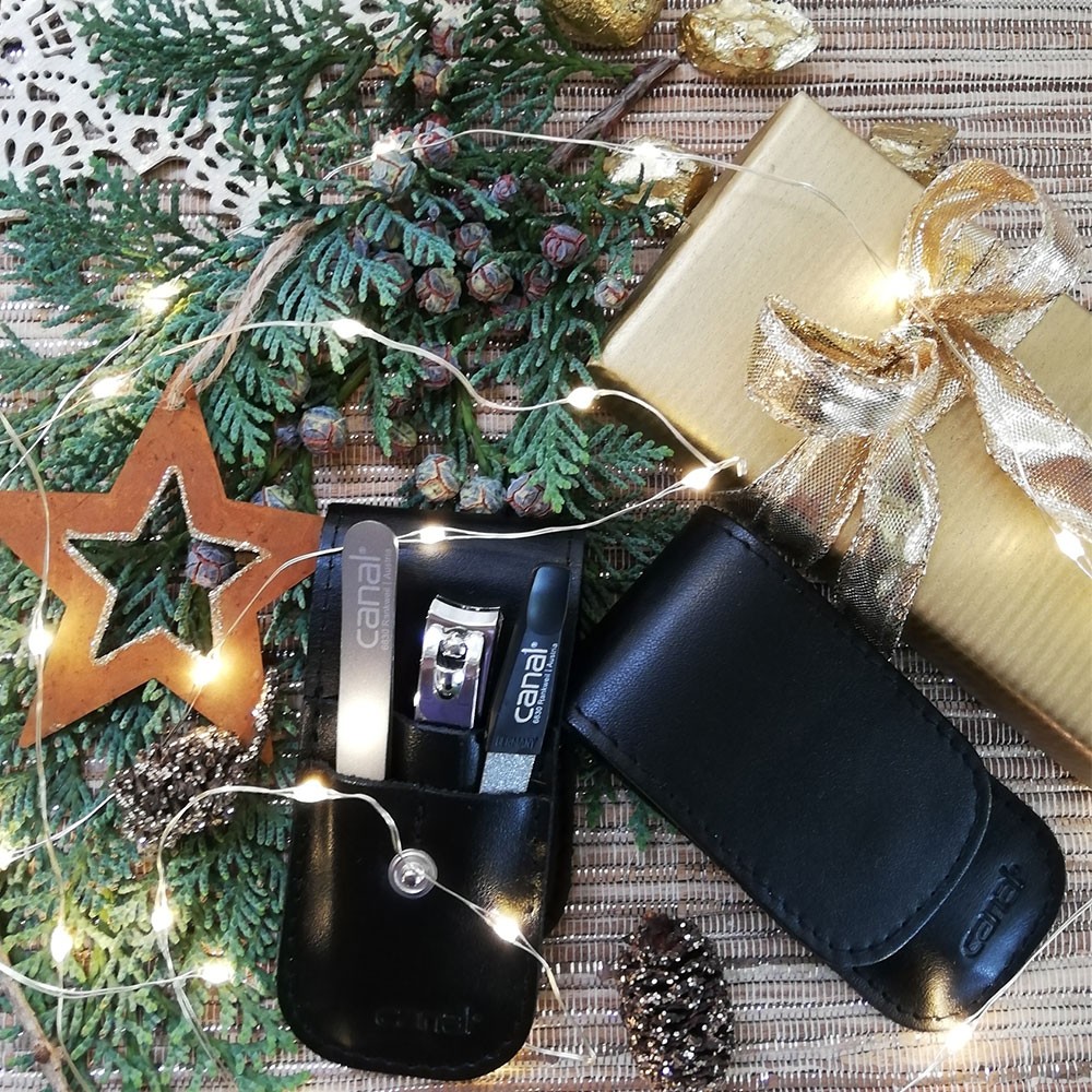 Custodia con pulsante, nero, 3 pezzi Custodia con pulsante, nero, 3 pezzi